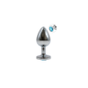 Plug bijou en aluminium bijou bleu Large HELIRA 